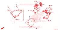 COUVERCLE LATERAL pour Honda CB 1000 R ABS de 2018