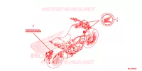 AUTOCOLLANTS pour Honda CB 1000 R ABS de 2018