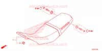 SELLE pour Honda CRF 250 RALLYE ABS de 2018