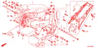 CADRE pour Honda CROSSTOURER 1200 DCT ABS RED de 2018
