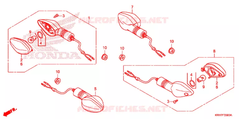 CLIGNOTANT Honda MOTO 150 XR 2021  XR150LEKJ