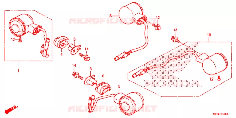 CLIGNOTANT Honda MOTO 125 MONKEY 2018  Z125MAK