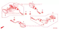 CLIGNOTANT pour Honda XR 150 3LA de 2016