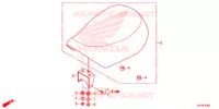 SELLE pour Honda Z 125 MONKEY de 2018