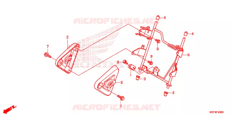SUPPORT PHARE Honda MOTO 125 MONKEY 2018  Z125MK