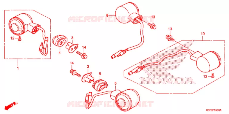 CLIGNOTANT Honda MOTO 125 MONKEY 2020  Z125MK