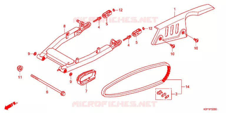 BRAS OSCILLANT Honda MOTO 125 MONKEY 2020  Z125MAK
