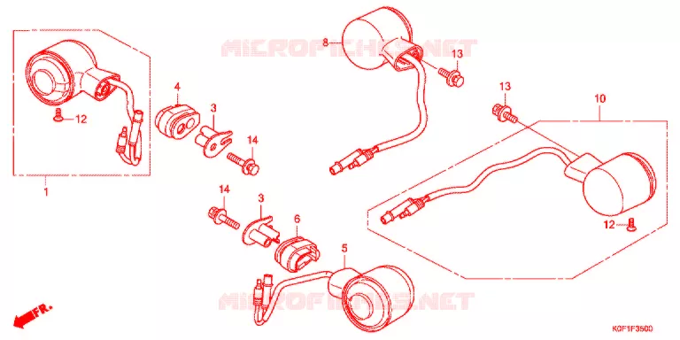 CLIGNOTANT Honda MOTO 125 MONKEY 2021  Z125MAK