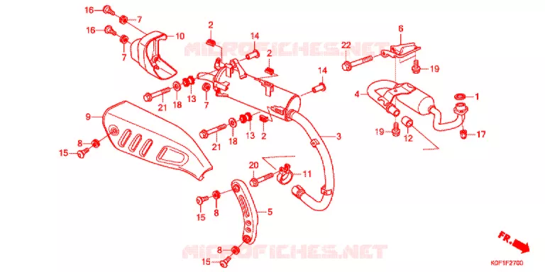 SILENCIEUX D'ECHAPPEMENT Honda MOTO 125 MONKEY 2019  Z125MAK