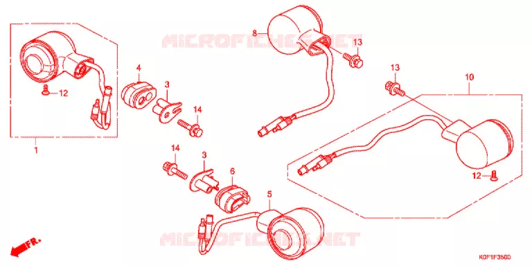 CLIGNOTANT Honda MOTO 125 MONKEY 2019  Z125MK
