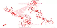 CLIGNOTANT pour Honda CB 500 F ABS de 2019
