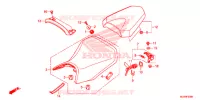 SELLE pour Honda CB 500 F ABS de 2018