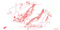 COUVERCLES LATERAUX pour Honda CB 650 F ABS RED de 2019