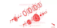 EMBRAYAGE pour Honda CB 650 F ABS RED de 2019