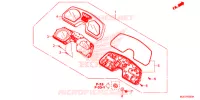 COMPTEUR pour Honda CB 650 F ABS RED de 2018