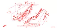 COUVERCLES LATERAUX pour Honda CB 650 F ABS RED de 2018