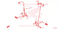 PEDALE pour Honda CB 650 F ABS RED de 2018