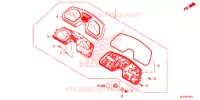 COMPTEUR pour Honda CB 650 F ABS RED de 2018