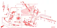 GUIDON   TE DE FOURCHE pour Honda CB 1100 EX ABS PROMINENCE RED de 2017