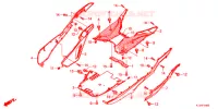 MARCHE PIEDS pour Honda LEAD 125 de 2018
