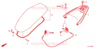 SELLE pour Honda LEAD 125 de 2018