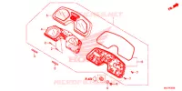 COMPTEUR pour Honda CBR 650 F RED de 2018