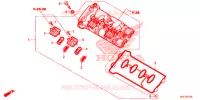 COUVRE CULASSE pour Honda CBR 650 F RED de 2018