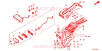 FEU ARRIERE pour Honda CBR 650 F RED de 2018