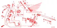 GUIDON   TE DE FOURCHE pour Honda CBR 650 F RED de 2018
