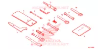 OUTIL pour Honda CBR 650 F RED de 2018