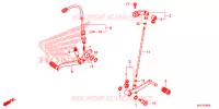 PEDALE pour Honda CBR 650 F RED de 2018