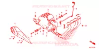 SILENCIEUX D'ECHAPPEMENT pour Honda CBR 650 F RED de 2018