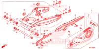 BRAS OSCILLANT pour Honda CBR 650 F RED de 2018