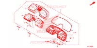 COMPTEUR pour Honda CBR 650 F RED de 2018