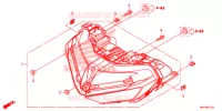 PHARE pour Honda CBR 1000 ABS RED de 2017