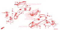 CONDUITE D'ADMISSION AIR   SOUPAPE pour Honda CBR 1000 BLACK de 2017