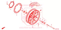 ROUE AVANT pour Honda CB 500 F de 2017