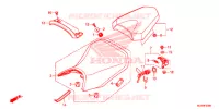 SELLE pour Honda CB 500 F de 2017