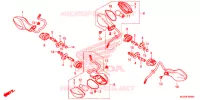 CLIGNOTANT pour Honda CB 500 X ABS de 2018
