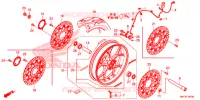 ROUE AVANT pour Honda CBR 1000 RR SP1 de 2017