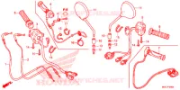COMMODO   LEVIER   CABLE pour Honda CB 1100 EX ABS de 2017