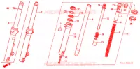 FOURCHE pour Honda NSR 50 TYPE II de 1994