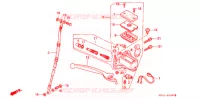 MAITRE CYLINDRE DE FREIN AVANT pour Honda NSR 50 TYPE II de 1994