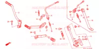 PEDALE DE FREIN   KICK (1) pour Honda NSR 50 TYPE II de 1994