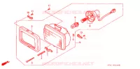 PHARE pour Honda NSR 50 TYPE II de 1994