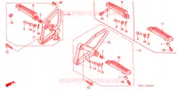 REPOSE PIED pour Honda NSR 50 TYPE II de 1994
