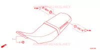 SELLE pour Honda CRF 250 RALLYE LOW de 2018