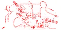 COMMODO   LEVIER   CABLE pour Honda CB 400 SUPER FOUR DRIVING SCHOOL -YB- de 2003