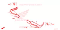 PROTEGES MAINS pour Honda AFRICA TWIN 1000 WHITE de 2018