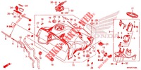 RESERVOIR A CARBURANT   POMPE A ESSENCE (CRF1000A/D) pour Honda AFRICA TWIN 1000 DCT RED de 2018